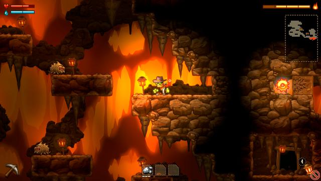 Steamworld Dig 6_drill_cave