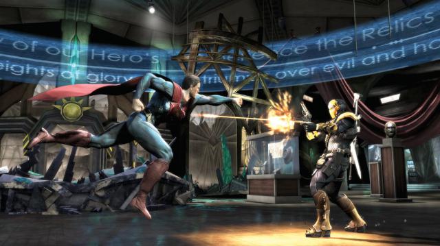 Injustice on the PS4 - that's an in-game screenshot too. Crikey.