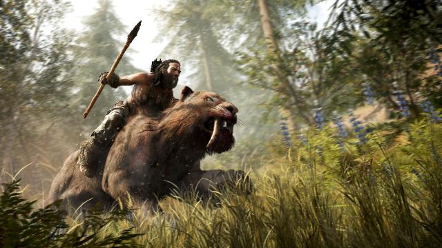 And have you ever seen anything as cool as riding a sabre-toothed tiger? No, us neither.